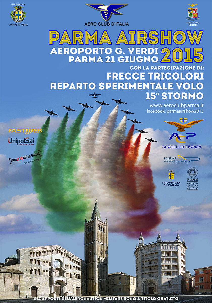 locandina parma air show 2015 